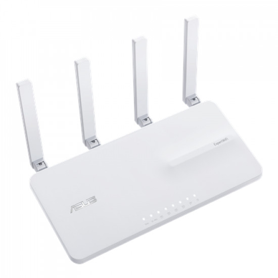 Asus Dual Band WiFi 6 AX3000 Router (PROMO) EBR63 802.11ax, 2402 Mbit/s, 10/100/1000 Mbit/s, Ethernet LAN (RJ-45) ports 4, MU-MiMO Yes, No mobile broadband, Antenna type External, 2, White