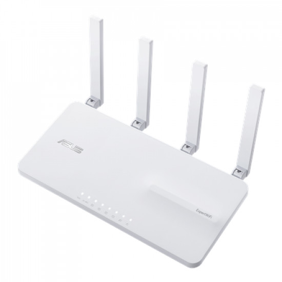 Asus Dual Band WiFi 6 AX3000 Router (PROMO) EBR63 802.11ax, 2402 Mbit/s, 10/100/1000 Mbit/s, Ethernet LAN (RJ-45) ports 4, MU-MiMO Yes, No mobile broadband, Antenna type External, 2, White