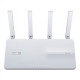 Asus Dual Band WiFi 6 AX3000 Router (PROMO) EBR63 802.11ax, 2402 Mbit/s, 10/100/1000 Mbit/s, Ethernet LAN (RJ-45) ports 4, MU-MiMO Yes, No mobile broadband, Antenna type External, 2, White