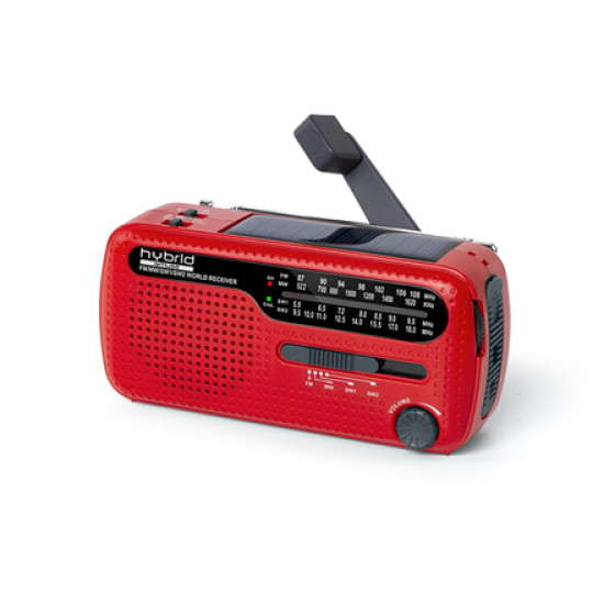 Muse Self-Powered Radio MH-07RED Red