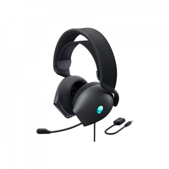 Dell Alienware Wired Gaming Headset AW520H Over-Ear, Built-in microphone, Dark Side of the Moon, Noise canceling