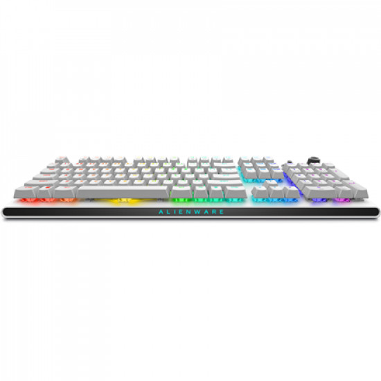 Dell Alienware Tri-Mode AW920K Wireless Gaming Keyboard, RGB LED light, US, Wireless, Lunar Light, Bluetooth, Numeric keypad, CHERRY MX Red