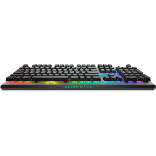 Dell Alienware Tri-Mode AW920K Wireless Gaming Keyboard, RGB LED light, US, Wireless, Dark Side of the Moon, Bluetooth, Numeric keypad, CHERRY MX Red