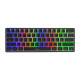 Genesis THOR 660 RGB, Mechanical Gaming Keyboard, RGB LED light, US, Black, Wireless, USB Type-C, Bluetooth