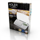 Adler Precision scale AD 3161 Maximum weight (capacity) 0.5 kg, Accuracy 0.01 g, White