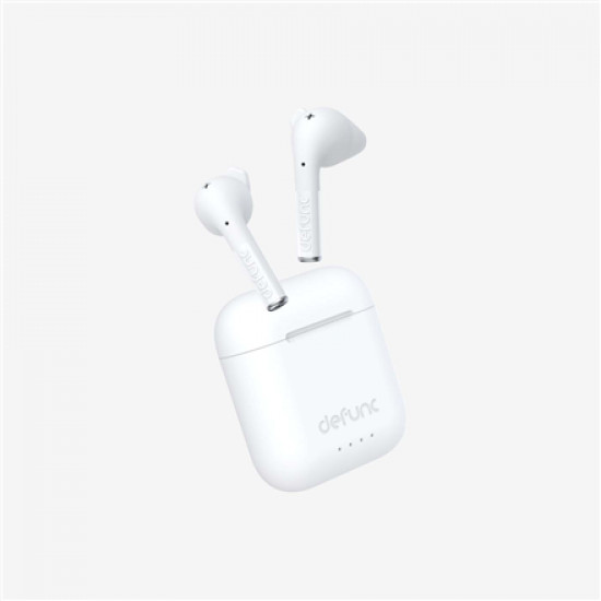Defunc Earbuds True Talk Built-in microphone, Wireless, Bluetooth, White