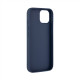 Fixed Story Back cover, Apple, iPhone 14, Rubberized, Blue