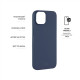 Fixed Story Back cover, Apple, iPhone 14, Rubberized, Blue