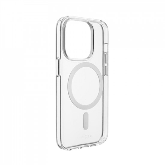 Fixed MagPure with Magsafe support Back cover, Apple, iPhone 14 Pro, TPU sides + PC back, Clear