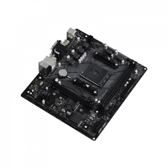 ASRock | B550M-HDV | Processor family AMD | Processor socket AMD AM4 | AMD AM4 | Memory slots 2 | Supported hard disk drive interfaces SATA3, M.2 | Number of SATA connectors 4 | Chipset AMD B550 | Micro ATX