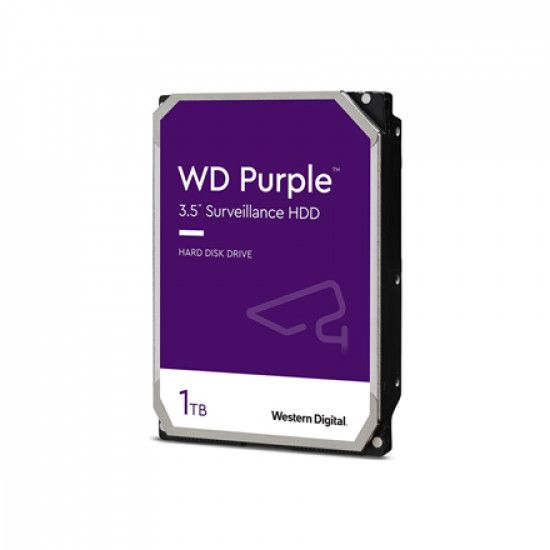 HDD AV WD Purple (3.5'', 1TB, 64MB, 5400 RPM, SATA 6 Gb/s)