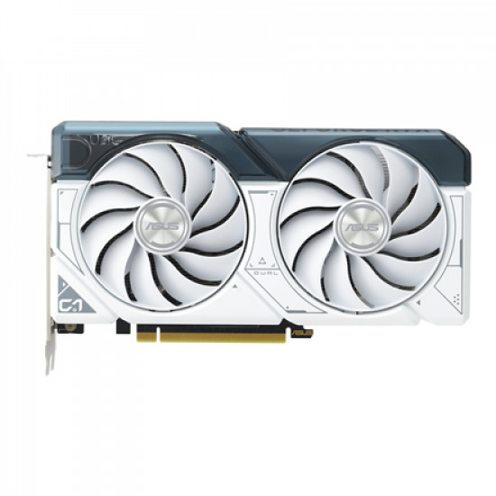 Asus DUAL-RTX4060-O8G-WHITE NVIDIA, 8 GB, GeForce RTX 4060, GDDR6, PCI Express 4.0, HDMI ports quantity 1, Memory clock speed 17000 MHz