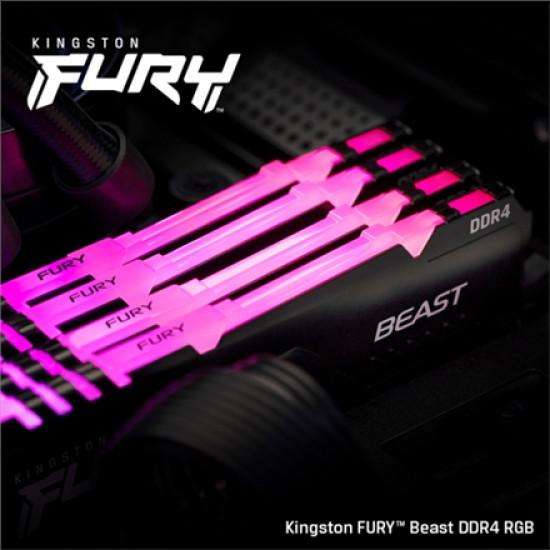 Kingston FURY Beast RGB 32 GB, DDR4, 1600 MHz, PC/server, Registered No, ECC No