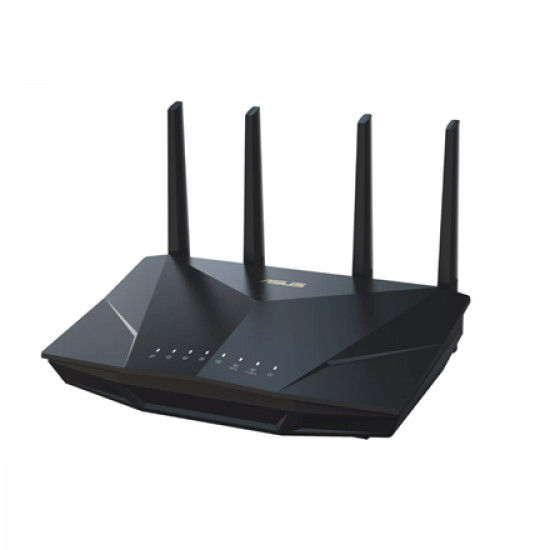 Wireless Router|ASUS|Wireless Router|5400 Mbps|Wi-Fi 5|Wi-Fi 6|IEEE 802.11a|IEEE 802.11b|IEEE 802.11g|IEEE 802.11n|USB 3.2|4x10/100/1000M|LAN WAN ports 1|Number of antennas 4|RT-AX5400