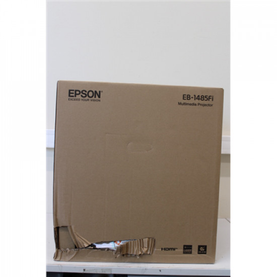 SALE OUT. Epson EB-1485Fi 3LCD Full HD/1920x1080/16:9/5000Lm/2500000:1/White Epson DAMAGED PACKAGING