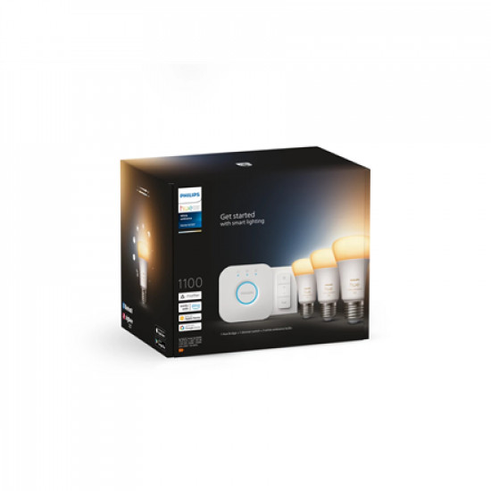 Smart Light Bulb|PHILIPS|Power consumption 8 Watts|Luminous flux 1100 Lumen|6500 K|220V-240V|Bluetooth/ZigBee|929002468403