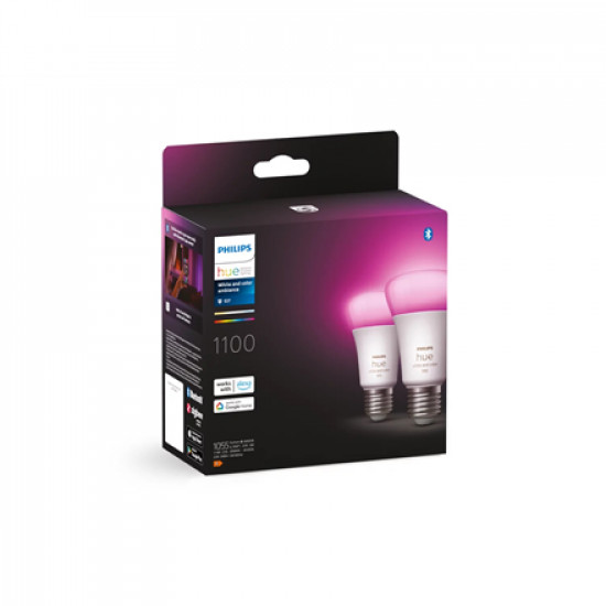 Smart Light Bulb|PHILIPS|Power consumption 9 Watts|Luminous flux 1100 Lumen|6500 K|929002468802