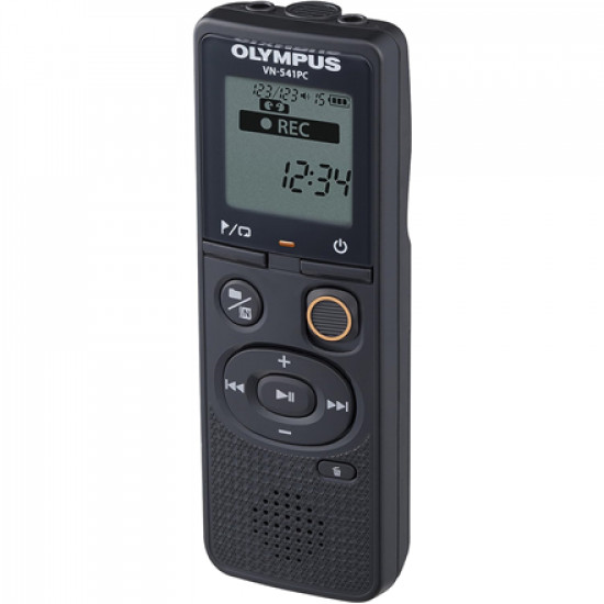 Olympus Digital Voice Recorder (OM branded) VN-541PC Segment display 1.39', WMA, Black