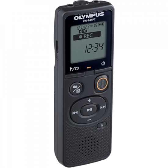 Olympus Digital Voice Recorder (OM branded) VN-541PC Segment display 1.39', WMA, Black