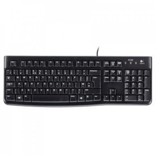 Logitech | K120 | Standard | Wired | EN/LT | 1.5 m | Black | USB Port | Lithuanian | 55 g