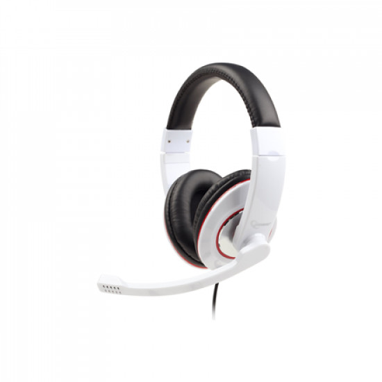 HEADSET STEREO WHITE/MHS-001-GW GEMBIRD