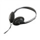 Gembird MHP-123 Stereo headphones with volume control 3.5 mm, Black,