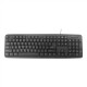 Gembird KB-U-103-RU Standard, Wired, Keyboard layout EN/RU, 1.4 m, Black, 424 g