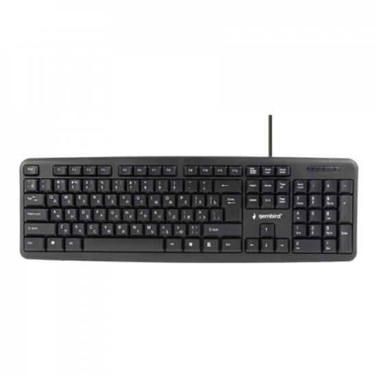 KEYBOARD STANDART USB RUS/BLACK KB-U-103-RU GEMBIRD