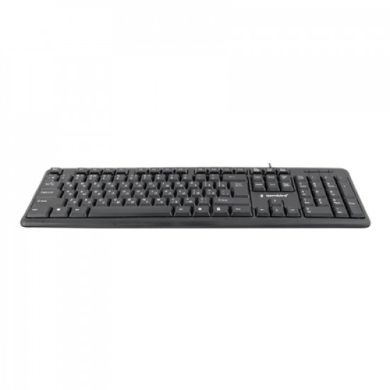 KEYBOARD STANDART USB RUS/BLACK KB-U-103-RU GEMBIRD