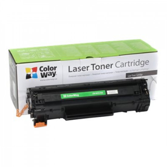 ColorWay Toner Cartridge, Black, HP CB435A/CB436A/CE285A Canon 712/713/725