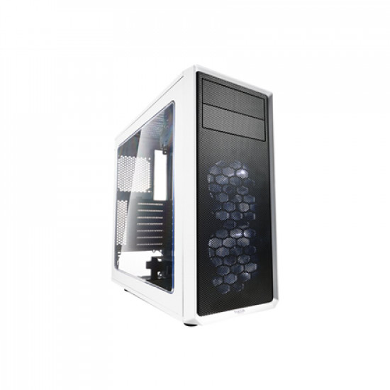 Fractal Design | Focus G | FD-CA-FOCUS-WT-W | Side window | Left side panel - Tempered Glass | White | ATX | Power supply included No | ATX