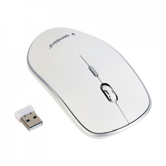 MOUSE USB OPTICAL WRL/WHITE MUSW-4B-01-W GEMBIRD