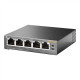 TP-LINK Switch TL-SG1005P Unmanaged, Desktop, 1 Gbps (RJ-45) ports quantity 5, PoE ports quantity 4, Power supply type External