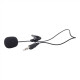 Gembird Clip-on microphone MIC-C-01 Black