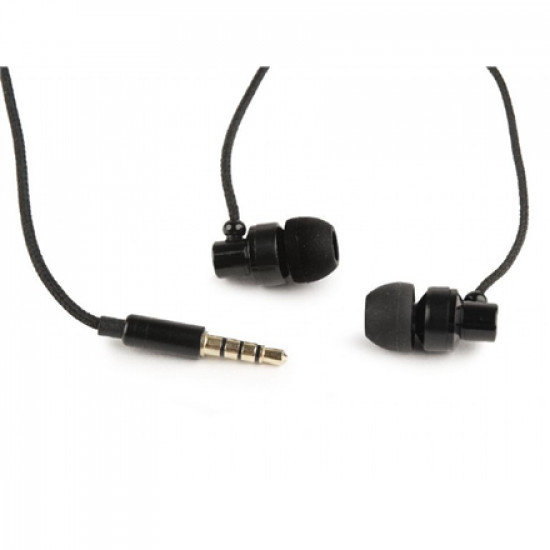 Gembird Metal earphones with microphone 