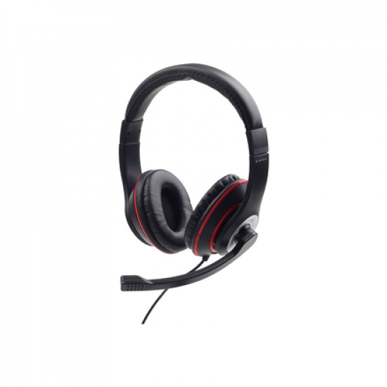 HEADSET STEREO BLACK/MHS-03-BKRD GEMBIRD