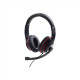 Gembird Stereo headset MHS-03-BKRD Built-in microphone, On-Ear, 3.5 mm, Black colour with red ring