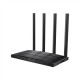 TP-LINK AC1200 Wireless Gigabit Router Archer C6U 802.11ac, 300+867 Mbit/s, 10/100/1000 Mbit/s, Ethernet LAN (RJ-45) ports 4, MU-MiMO Yes, Antennas quantity 4