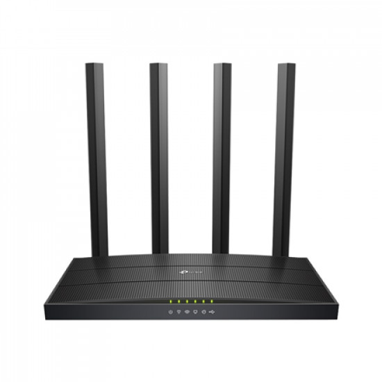 TP-LINK AC1200 Wireless Gigabit Router Archer C6U 802.11ac, 300+867 Mbit/s, 10/100/1000 Mbit/s, Ethernet LAN (RJ-45) ports 4, MU-MiMO Yes, Antennas quantity 4