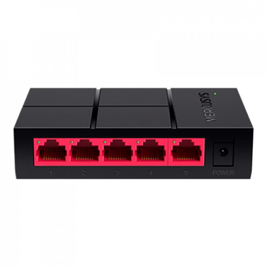 Mercusys Switch MS105G Unmanaged, Desktop, Power supply type External, Ethernet LAN (RJ-45) ports 5