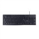 Gembird | Multimedia Keyboard | KB-UM-107 | Multimedia | Wired | US | Black