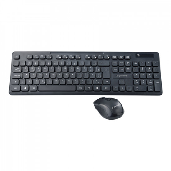 KEYBOARD +MOUSE WRL ENG/DESKTOP BK KBS-WCH-03 GEMBIRD