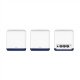 Mercusys AC1900 Whole Home Mesh Wi-Fi System Halo H50G (3-Pack) 802.11ac, 1300+600 Mbit/s, Ethernet LAN (RJ-45) ports 3, Mesh Support Yes, MU-MiMO Yes, White