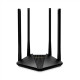 Mercusys AC1200 Wireless Dual Band Gigabit Router MR30G 802.11ac, 867+300 Mbit/s, Ethernet LAN (RJ-45) ports 2 Gigabit LAN Ports, Antenna type 4 5 dBi Fixed Omni-Directional Antennas, Black