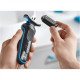 Braun Shaver 51-B1000s Operating time (max) 50 min, Wet & Dry, Black/Blue