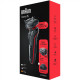 Braun Shaver 51-R1200s Operating time (max) 50 min, Wet & Dry, Black/Red