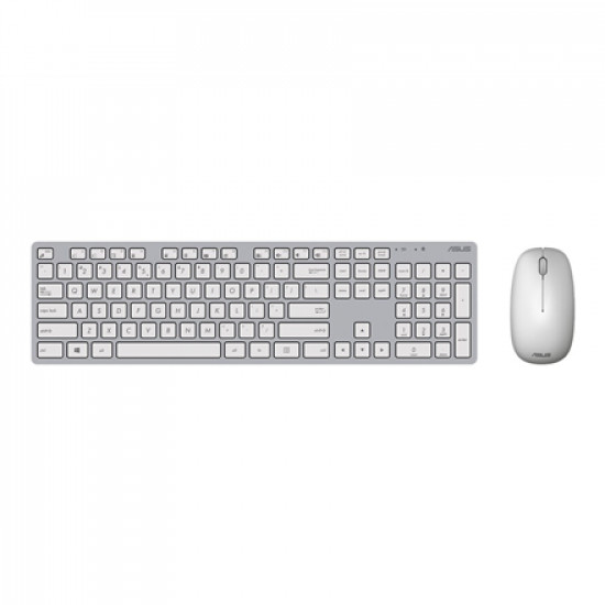 Asus W5000 Keyboard and Mouse Set, Wireless, Mouse included, EN, White