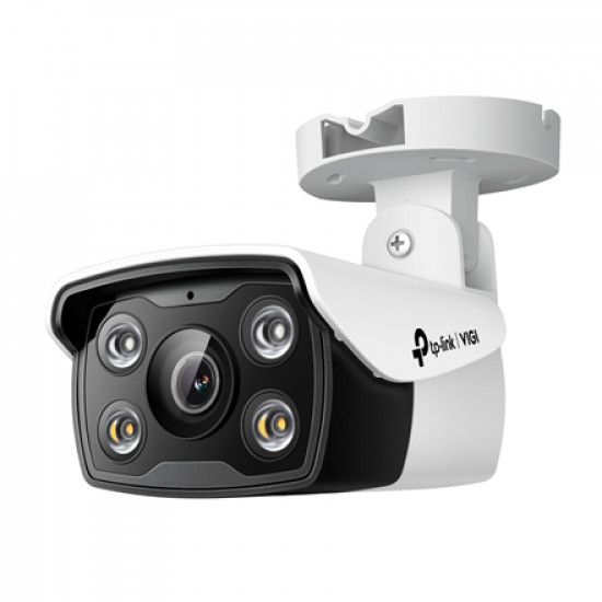 TP-LINK VIGI 4MP Outdoor Full-Color Network Camera VIGI C340 Bullet, 6 mm, IP66, H.265+/H.265/H.264+/H.264, MicroSD