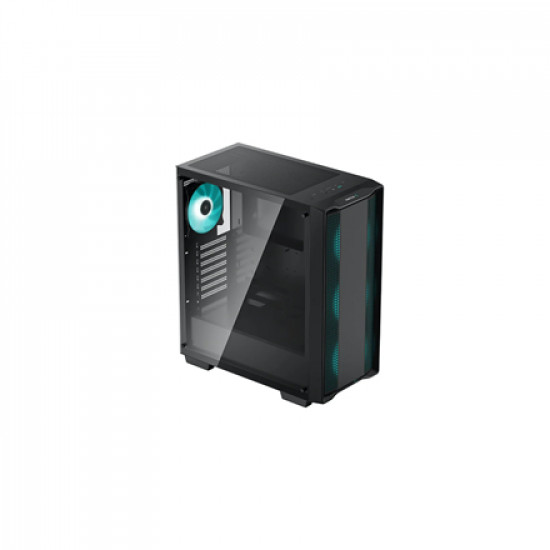 Deepcool MID TOWER CASE (without fans) CC560 Side window, Black, Mid-Tower, Power supply included No