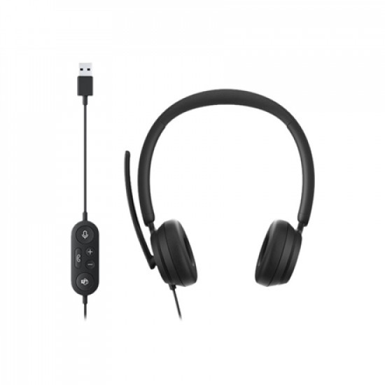 Microsoft Modern USB Headset I6N-00001 Microphone, USB Type-C, Black